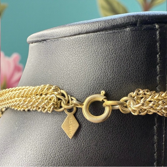 Sarah Coventry Gold Tassel Necklace - Picture 2 of 2